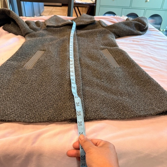 INC International Concepts Charcoal Teddy Jacket - Picture 8 of 11